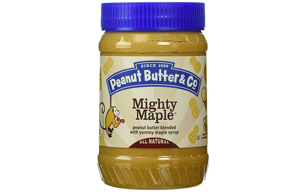 Peanut Butter & Co. Mighty Maple Peanut Butter Blended With Yummy Maple Syrup   Plastic Jar  454 grams